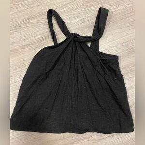 Banana Republic linen black top. Size S.